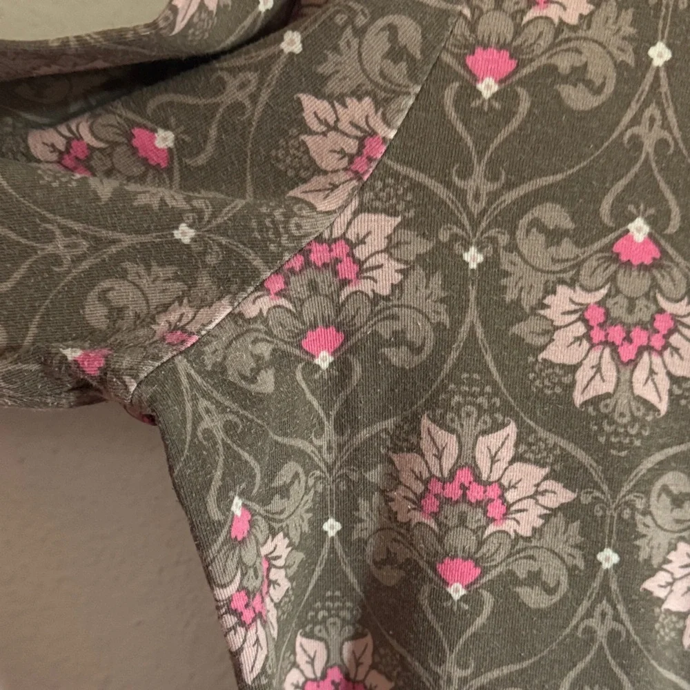 Denim & co Brown and Pink Top - Picture 5 of 6